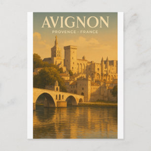 Avignon Provence Frankreich Reise Postkarte