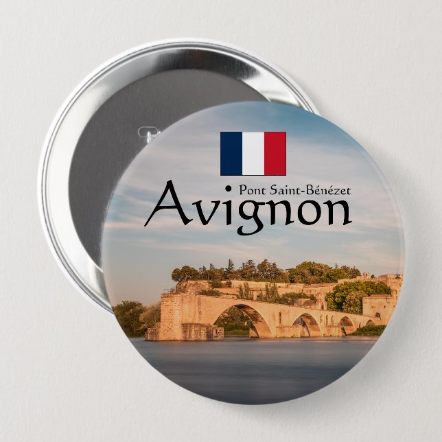 Avignon Souvenir Button (Vorne & Hinten)