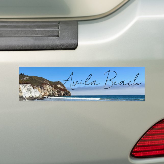 Avila Beach California Ocean Photography Souvenir Autoaufkleber (Auf Auto)