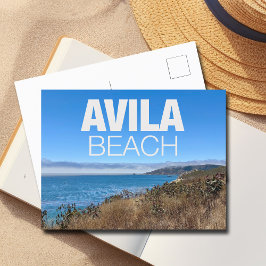 Avila Beach California Overlook Photography Postkarte