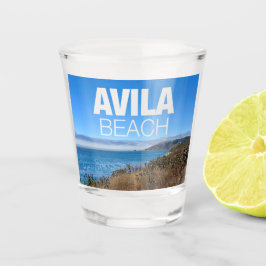 Avila Beach California Photography Souvenir Schnapsglas