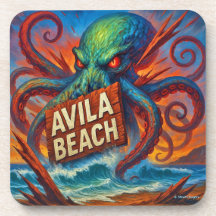 Avila Beach Untersetzer. 6/Packung.