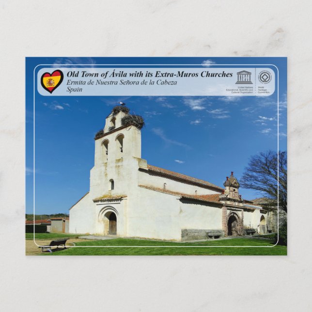 Ávila - Ermita de Nuestra Señora de la Cabeza Postkarte (Vorderseite)