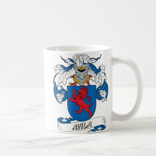 Avila-Familienwappen Tasse