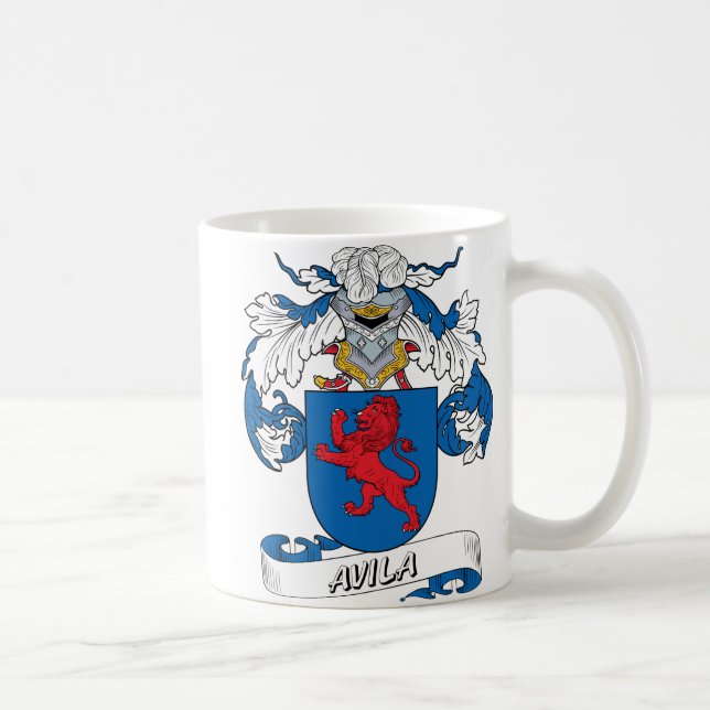 Avila-Familienwappen Tasse (Rechts)