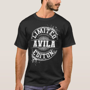 AVILA Funny Familienname Tree Geburtstag Wiederseh T-Shirt
