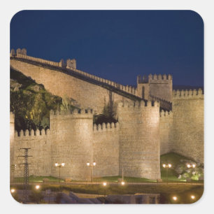 Ávila, Kastilien und León, Spanien Quadratischer Aufkleber