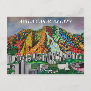 AVILA MELANGE CARACAS CITY POSTKARTE