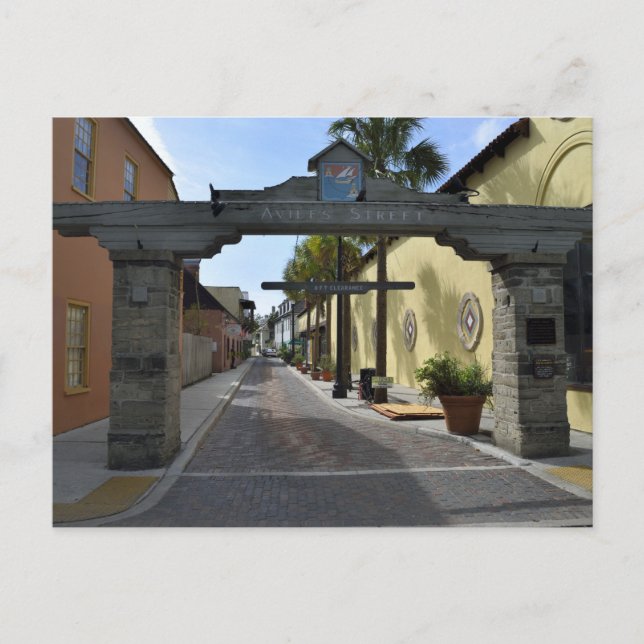 Aviles Street Postkarte (Vorderseite)