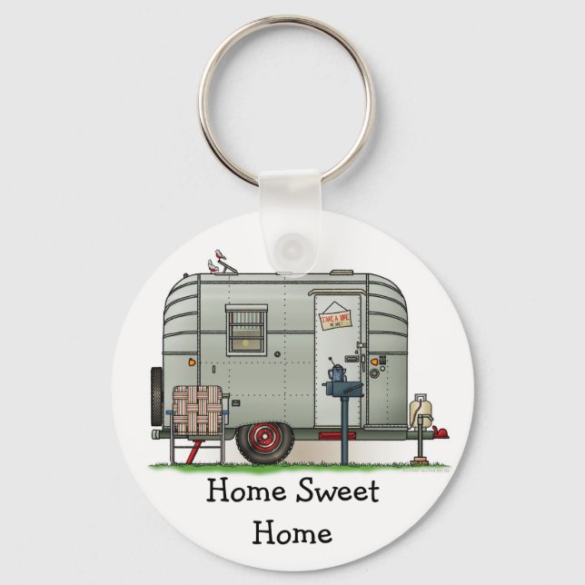 Avion Camper Trailer HSH Schlüsselanhänger (Vorderseite)
