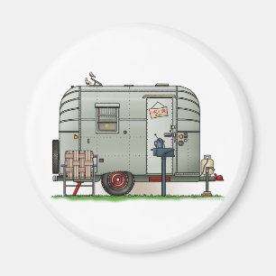 Avion Camper Trailer Magnet