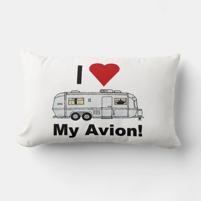 Avion Trailer-Kissen, 21 Zoll, Reversible Lendenkissen (Vorderseite)