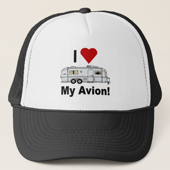 Avion Trailer Trucker Style Cap Truckerkappe (Vorderseite)