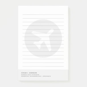 Avionik + Luftfahrt   Minimaler Stil Post-it Klebezettel