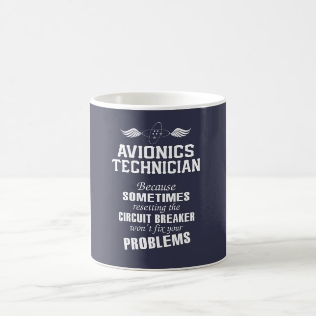 Avionik-Techniker Kaffeetasse (Mittel)