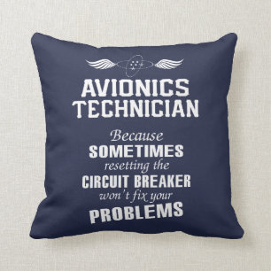 Avionik-Techniker Kissen
