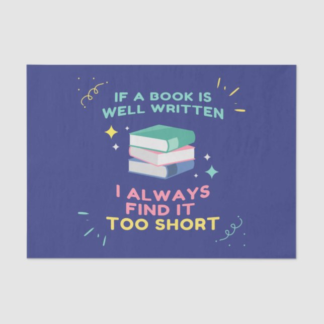 Avior Reader I - Jane Austen Zitat Seidenpapier (Vorderseite)