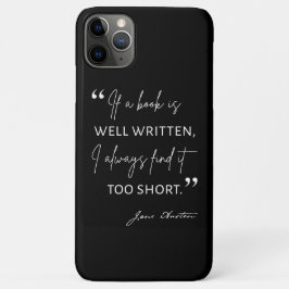 Avior Reader II - Jane Austen Zitat Case-Mate iPhone Hülle