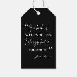 Avior Reader II - Jane Austen Zitat Geschenkanhänger