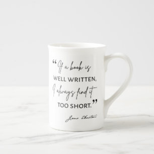 Avior Reader II - Jane Austen Zitat Prozellantasse