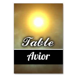 Avior Tischnummer