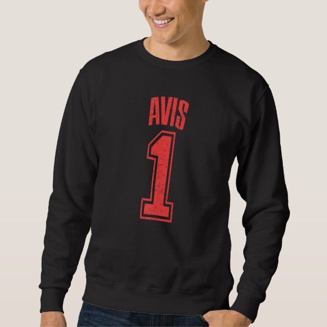 Avis-Unterstützer Nummer 1 Großer Lüfter Sweatshirt (Vorderseite)