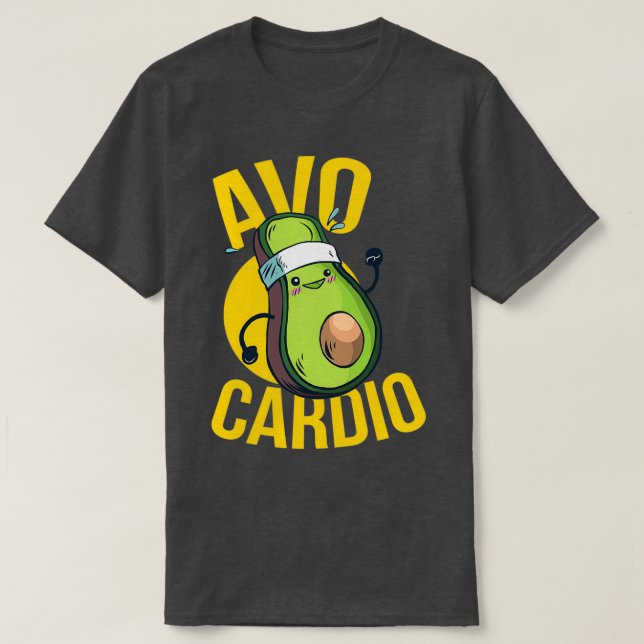 Avo Cardio Avocado T-Shirt (Design vorne)