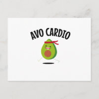 Avo Cardio Funny Avocado Workout Vegane Ernährung