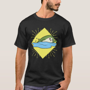 Avo Cardio Herz Fitness Sport Schwimmen Vegan Vege T-Shirt