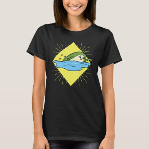 Avo Cardio Herz Fitness Sport Schwimmen vegan vege T-Shirt