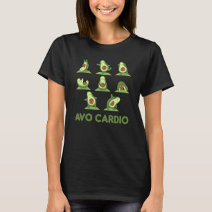 Avo Cardion Yoga Avocado-Wortspiel Avocado-Yoga T-Shirt