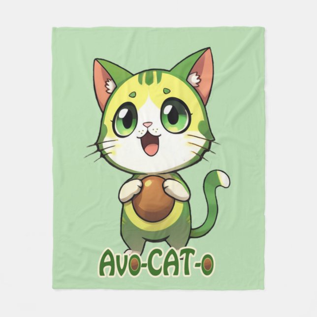 Avo-CAT-o Fleecedecke (Vorderseite)