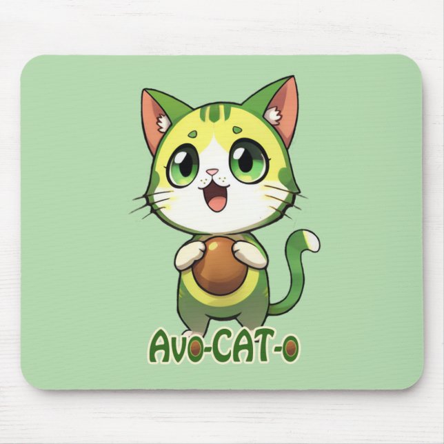 Avo-CAT-o-Maus-Pad Mousepad (Vorne)