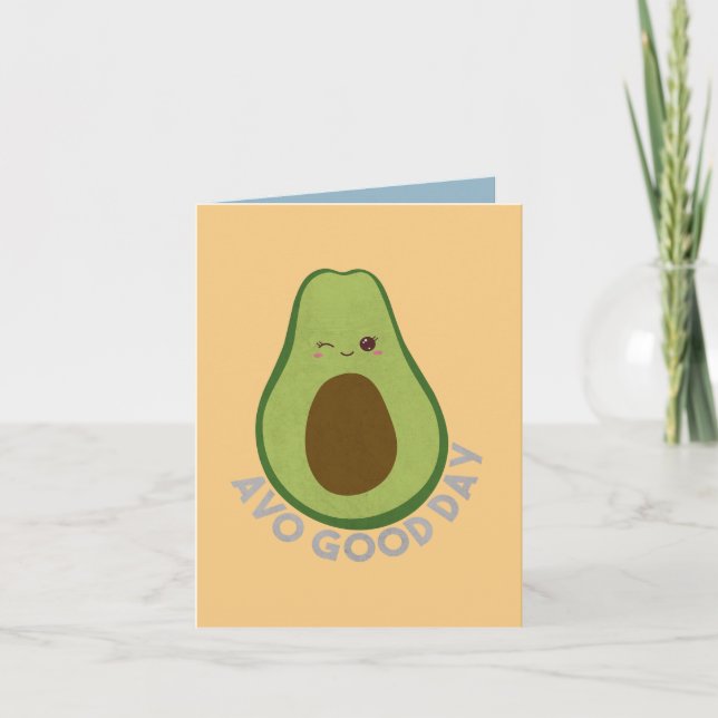 Avo Good Day Note Card (Vorderseite)