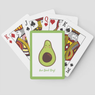 Avo Good Day Punny Avocado Spielkarten