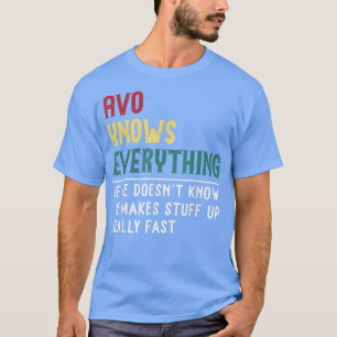 Avo Know Alles Vatertag für lustige Opa T-Shirt