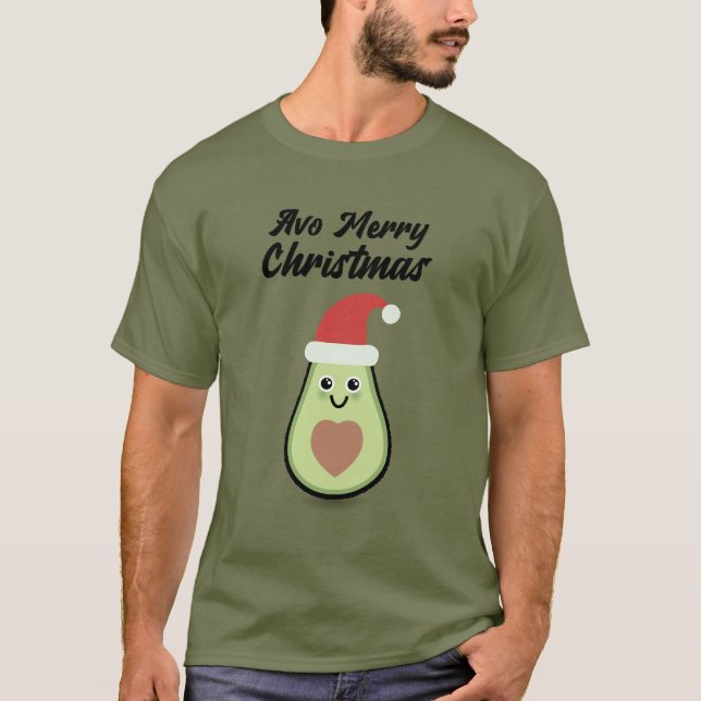 Avo Merry Christmas T-Shirt (Vorderseite)