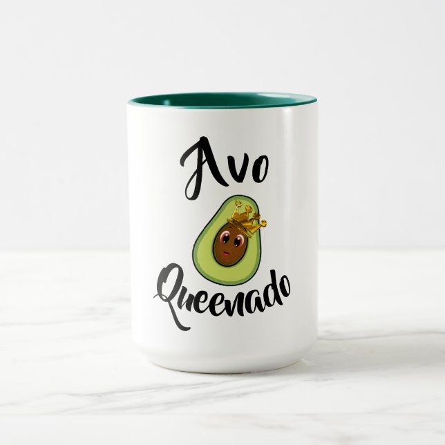 "Avo Queenado" Avocado Königin Gesunde Ernährung F Tasse (Zentrum)