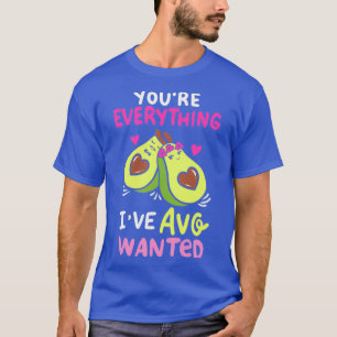 avo wollte vegane Avocado-Valentinen Herzentage T-Shirt