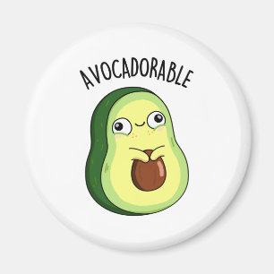 Avoc-adorable Niedlich Avocado Pun Magnet