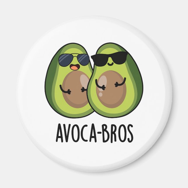 Avoca-bros Funny Avocado Pun Magnet (Vorne)