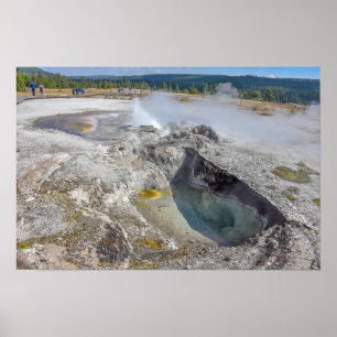 Avoca Quelle, Biscuit Basin, Yellowstone Poster