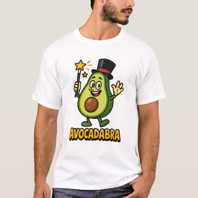Avocadabra Magic Avocado Cartoon Tee (Vorderseite)