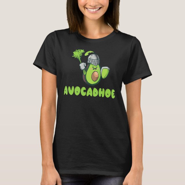 Avocadhoe Veggie   Vegan T-Shirt (Vorderseite)