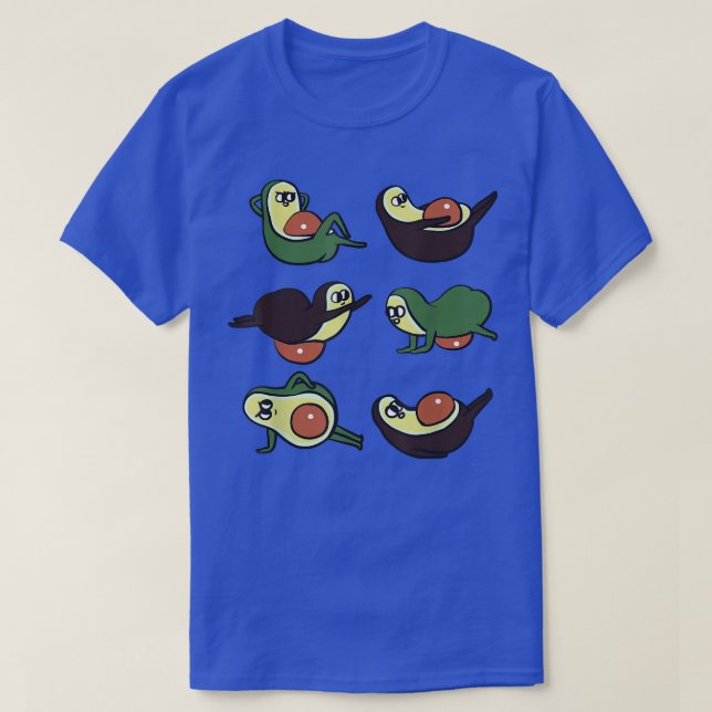 Avocado Abs Workout T-Shirt (Design vorne)
