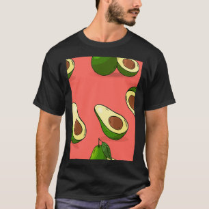 Avocado Abstrakt Frucht T-Shirt