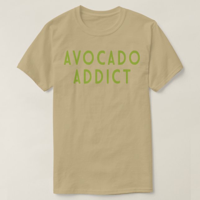 Avocado Addict Holy Guacamole Lover World Vegan Ve T-Shirt (Design vorne)