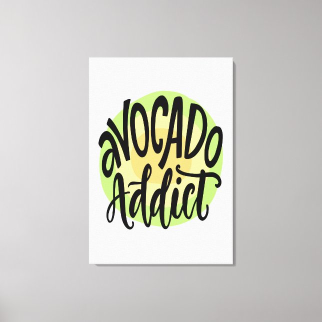 Avocado Addict Leinwanddruck (Vorderseite)