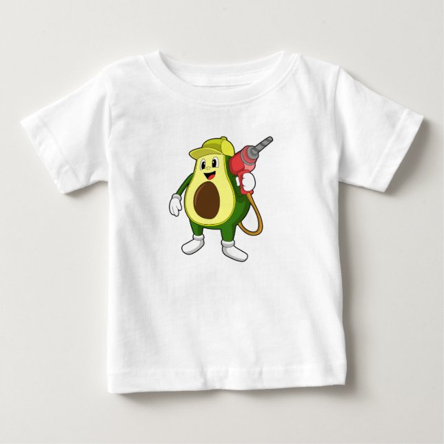 Avocado als Handwerker mit Drill Baby T-shirt (Vorderseite)