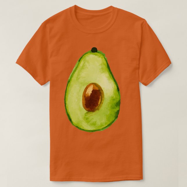 Avocado amp Vegan Bio Gluten T-Shirt (Design vorne)